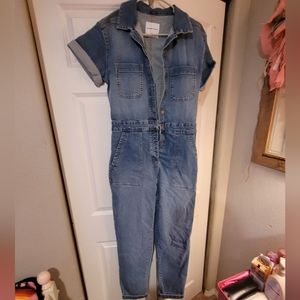 Women's denim jumpsuit